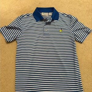 Masters Kids Polo with Blue and White Stripes